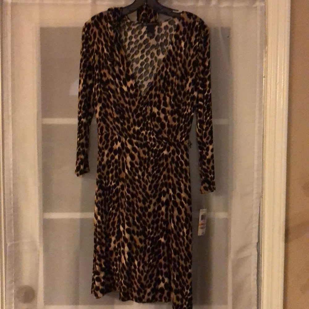 NWT Women’s INC Leopard print dress